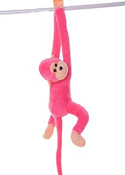 Amazon.co.jp: 猿 猿 動物 猿 人形 動物 動物 動物 80cm ピンク